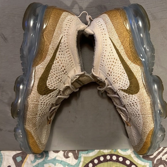 🔥NIKE VAPORMAX HEMP/TAN/GOLD FLYNIT 2.0 SUPER RARE HIPPIECORE - Picture 2 of 8